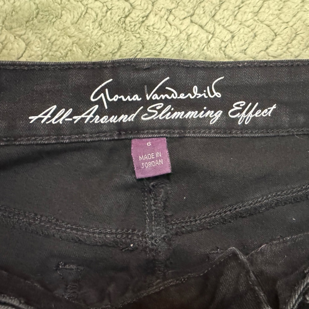 Gloria Vanderbilt Black Skinny Jeans for Women - Picture 5 of 5